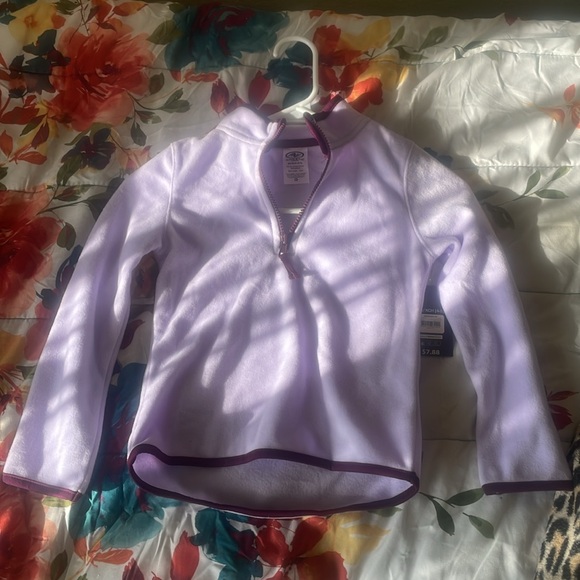 ATHLETIC WORKS FLEECE PURPLE JACKET - Picture 3 of 6